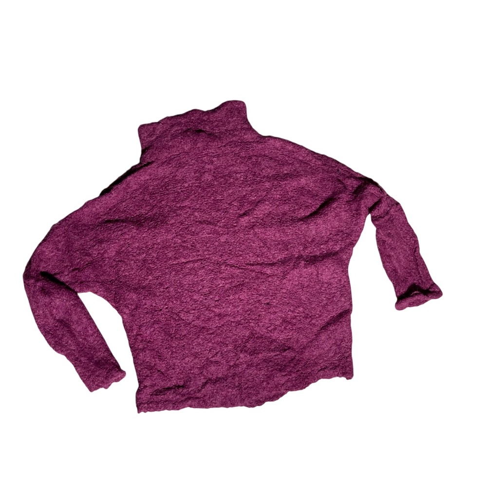 Free People Alpaca Wool Blend Sweater Purple Knit Pullover Women's S/P